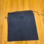 Schort blauw lang 