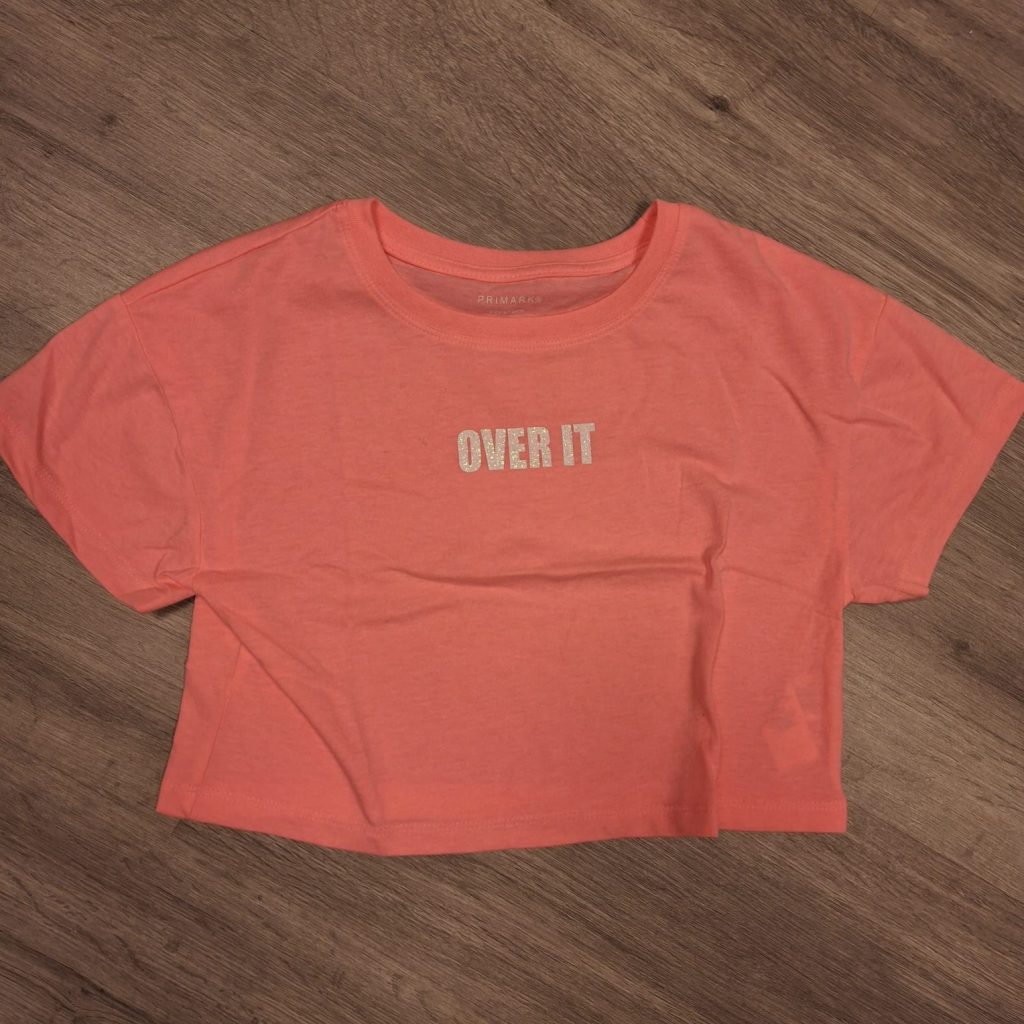 Crop top over it roze Crop top over it roze